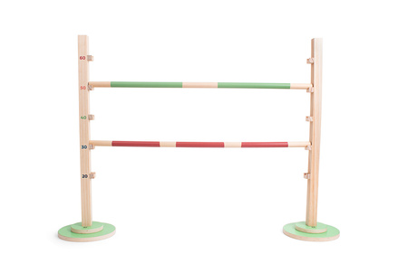 BS Toys, Drewniana gra sportowa Skok przez płotki