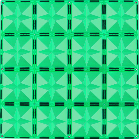 COBLO, magnetyczne klocki konstrukcyjne 2 płyty 30 x 30 cm ziel/nieb