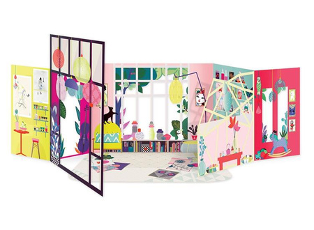 Duży składany domek dla lalek 35cm - Izumi