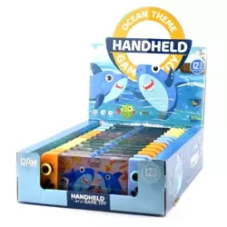 Gra wodna 17 cm/2 przyciski-  Morskie zwierzątka - mix wzorów