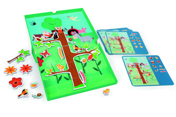 Scratch, magnetyczna układanka - 20 kart zadań Farma