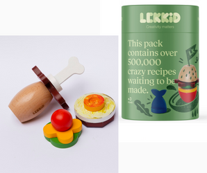 Lekkid, drewniane  klocki konstrukcyjne- Jedzenie