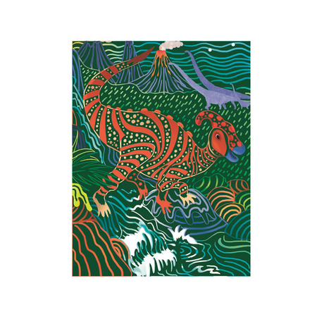 Box Candiy, zestaw artystyczny zdrapka obrazy DINO