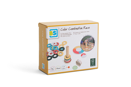 Gra drewniana zręcznościowa dla dzieci - BS Toys Mikser Kolorów