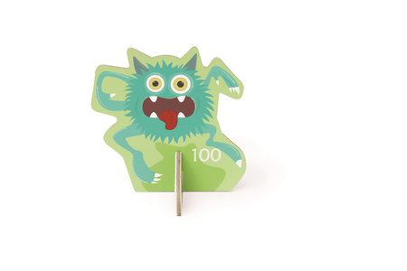 Scratch, Dmuchawka XL / 3 lotki przyssawki / 5 celów STWORKI