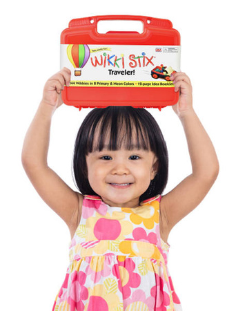 Woskowe sznureczki Wikki Stix - Czerwona walizka XL 144 szt