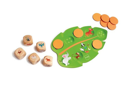 Gra planszowa dla 4 latków - Scratch Lotto Bingo Dżungla YAM