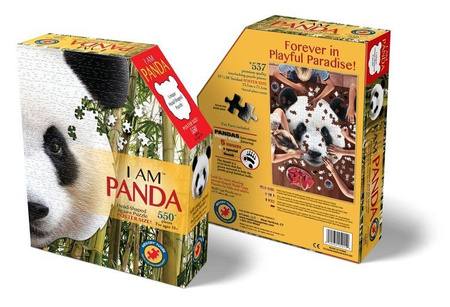 MADD CAPP, Puzzle konturowe I AM - Panda 550 elem.