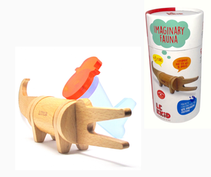 Lekkid, Konstrukcyjne drewniane klocki magnetyczne - KROKODYL