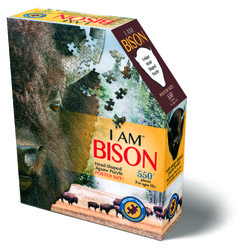 MADD CAPP,  Puzzle konturowe I AM - Bizon 550 elem.