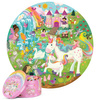 BOPPI, Puzzle okrągłe 58 cm - Jednorożce 150 elem.