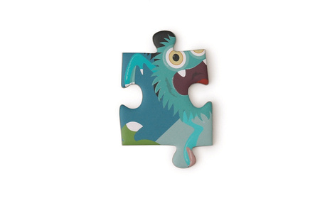 Scratch, Puzzle konturowe Stworki 33 elem.