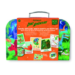 Box Candiy, zestaw kreatywny XL  Walizka Dinozaury