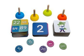 Gra logiczna i matematyczna dla dzieci - BS Toys Modny Krokodyl