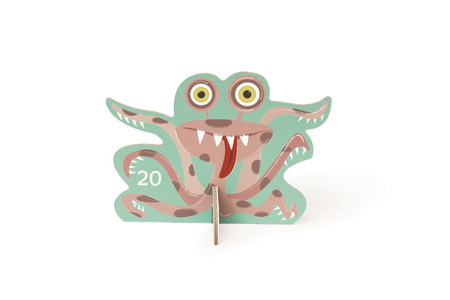 Scratch, Dmuchawka XL / 3 lotki przyssawki / 5 celów STWORKI