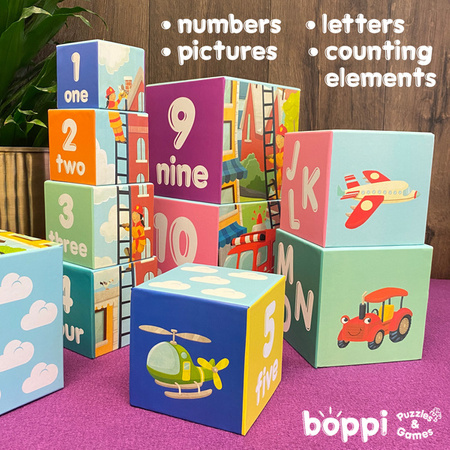 BOPPI, piramida edukacyjna Pojazdy