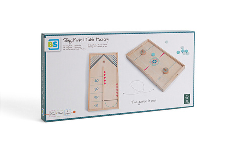Gra Drewniana Zręcznościowa Fliper Hokej XL