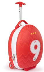 Walizka na kółkach dla dzieci 42x30x22 cm - Boppi Piłkarska 9