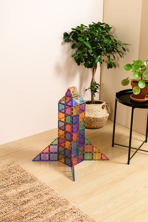 COBLO, magnetyczne klocki konstrukcyjne Basic 100 elem. + 74 edu zadania