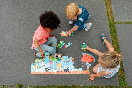 Scratch Puzzle podłogowe SAFARI 36 szt. USZKODZONE OPAKOWANIE RABAT 10%