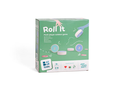 BS Toys, Drewniana gra zręcznościowa Turlaj krążki