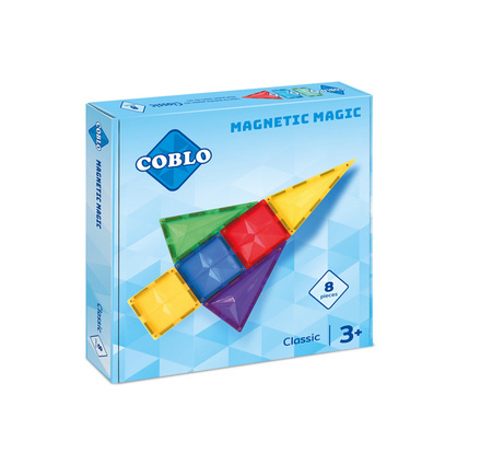 COBLO, magnetyczne klocki konstrukcyjne Basic 8 elem.