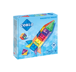 COBLO, magnetyczne klocki konstrukcyjne Basic 35 elem.