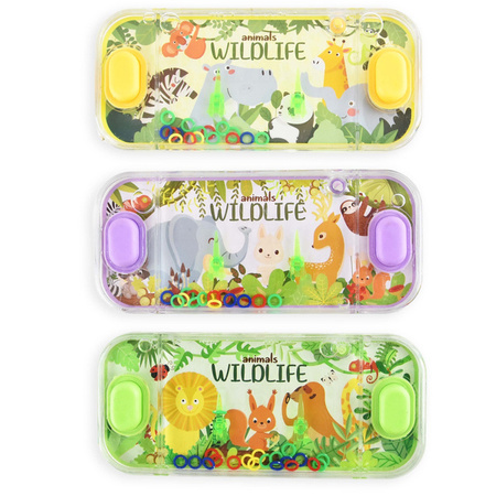Gra wodna 15 cm/2 przyciski - Dzikie zwierzątka - mix wzorów