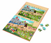 Scratch, 2 w 1 Puzzle magnetyczne i gra obserwacyjna - Rycerze 80 el.