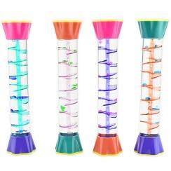 Klepsydra spirala żelowa timer XL 21 cm - mix kolorów