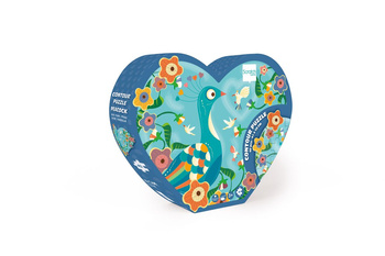Scratch, Puzzle konturowe Serce 40 elem.