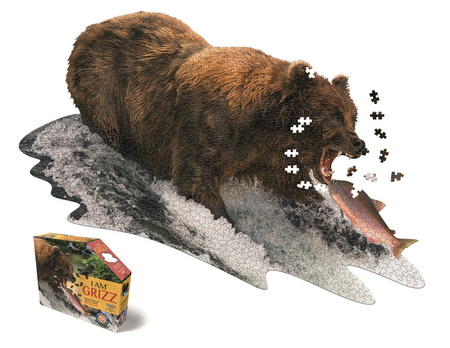 MADD CAPP, Puzzle konturowe I AM - Grizzly 1000 elem.
