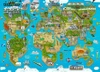 BOPSTER, Puzzle 8-BIT 1000 elem - MAPA ŚWIATA