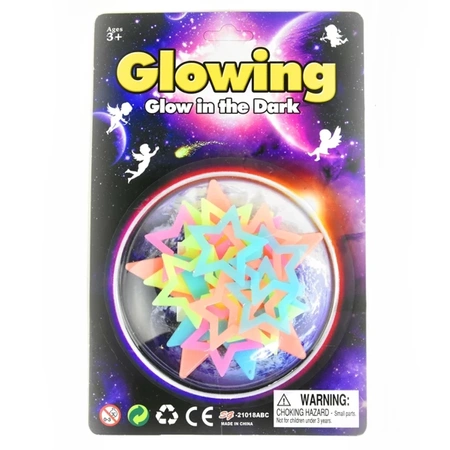 Gwiazdy i księżyce świecące w ciemności - mix wzorów