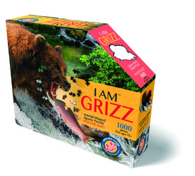 MADD CAPP,  Puzzle konturowe I AM - Grizzly 1000 elem.