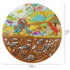 BOPPI, Puzzle okrągłe 58 cm - Dinozaury 150 elem.