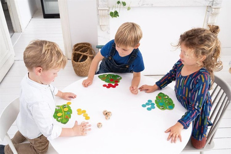 Gra planszowa dla 4 latków - Scratch Lotto Bingo Dżungla YAM