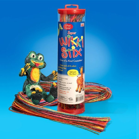 Woskowe sznureczki Wikki Stix - Super dłuuuuugie Wikki (92 cm) 48 szt