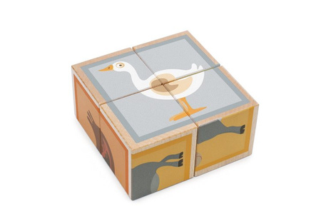 Scratch, Puzzle 4 Klocki FARMA 2 - uszkodzone opakowanie RABAT 5%