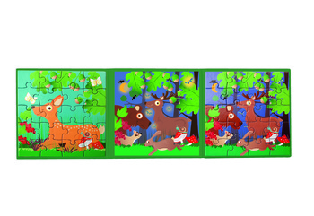 Puzzle Magnetyczne Książka Podróżna w Lesie