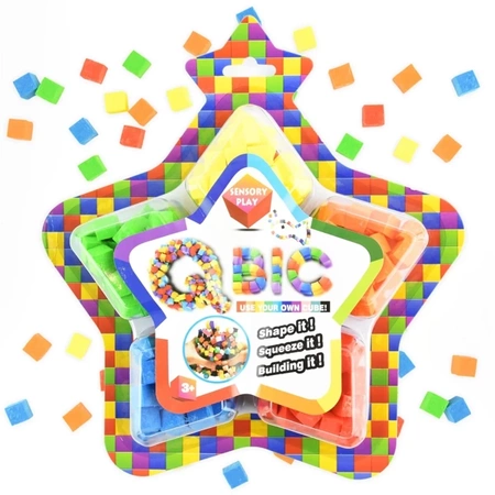 Sensoryczne klocki - piankowe kostki QBIC