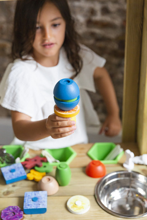 Lekkid, drewniane klocki konstrukcyjne- Jedzenie