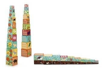 Piramida edukacyjna dla dzieci - Scratch Farma 2 10 elementów