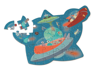 Scratch, Puzzle konturowe Kosmos 31 elem.