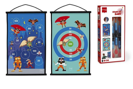 Scratch, START TO DART - rzutki Superbohater