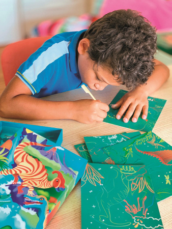 Box Candiy, zestaw artystyczny zdrapka obrazy DINO