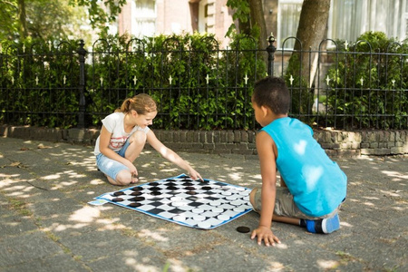 Warcaby klasyczne - gra dla dzieci XXL BS Toys