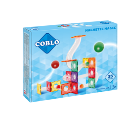 COBLO, magnetyczne klocki konstrukcyjne Kulodrom 35 elem.