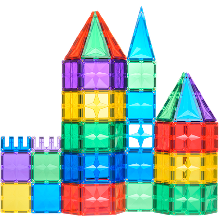COBLO, magnetyczne klocki konstrukcyjne Basic 100 elem. + 74 edu zadania