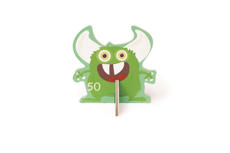 Scratch, Dmuchawka XL / 3 lotki przyssawki / 5 celów STWORKI